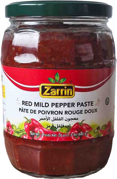ZARRIN PEPPER PASTE MILD 670G 12/CASE