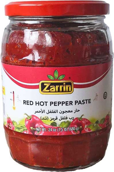 ZARRIN PEPPER PASTE HOT 670G 12/CASE