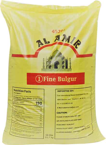 AL AMIR BULGHER WHEAT #1 50 LB