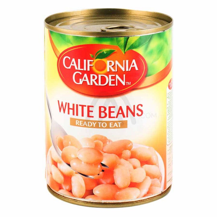 CALIFORNIA GARDEN CANNED WHITE KIDNEY BEANS 400 G