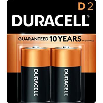 DURACELL 1CS BATTERIES D-2 COPPER 2PK 6/CASE