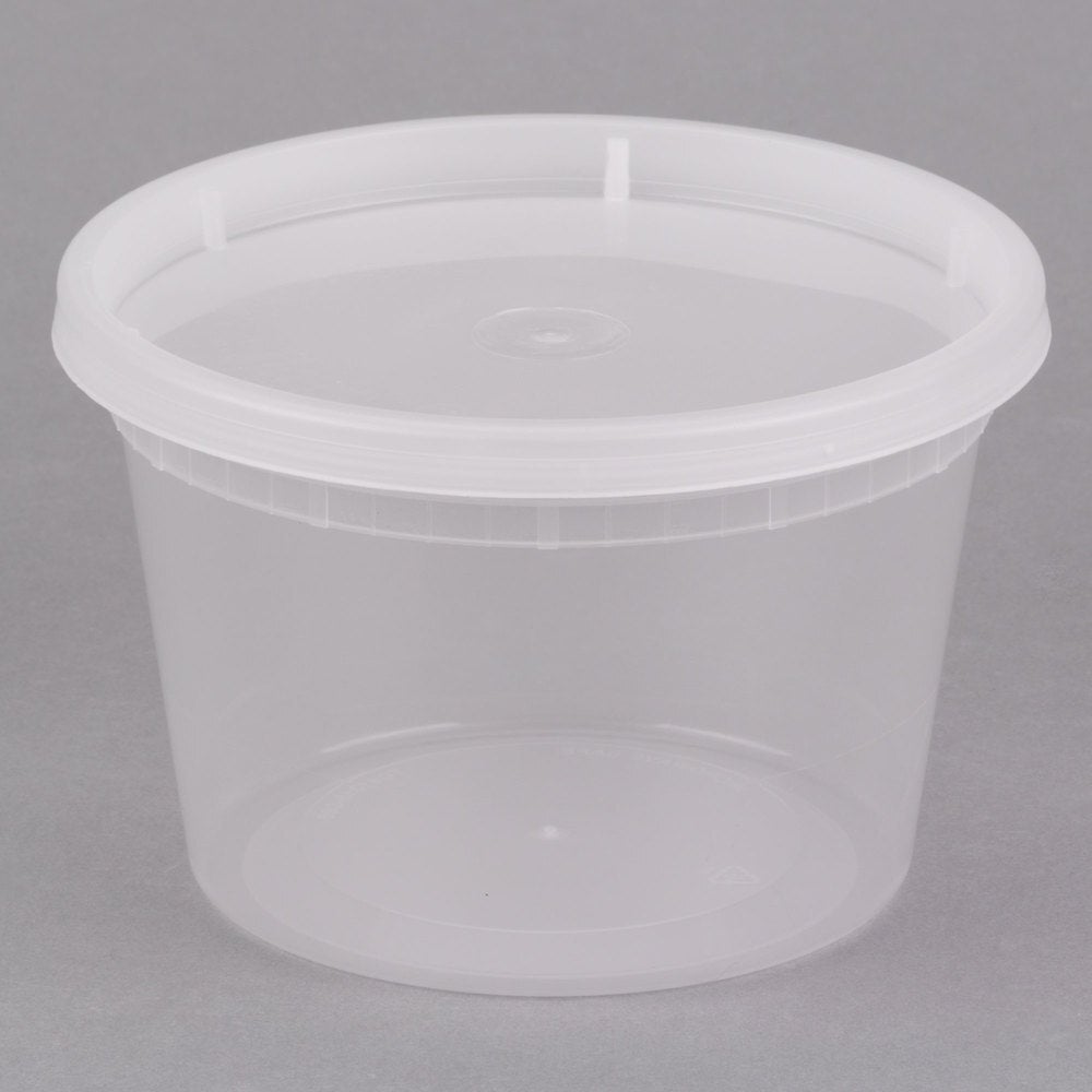 CHOICE HD DELI CONT. 16 OZ HEAVY W/LID (240 CT)