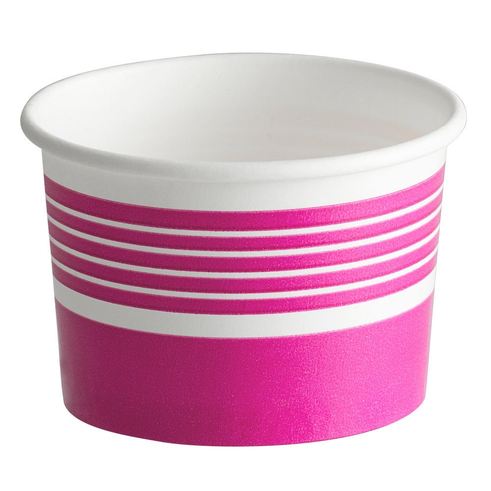 CHOICE ICE CREAM CUP PINK 4 OZ (1000 CT) #760IC04P