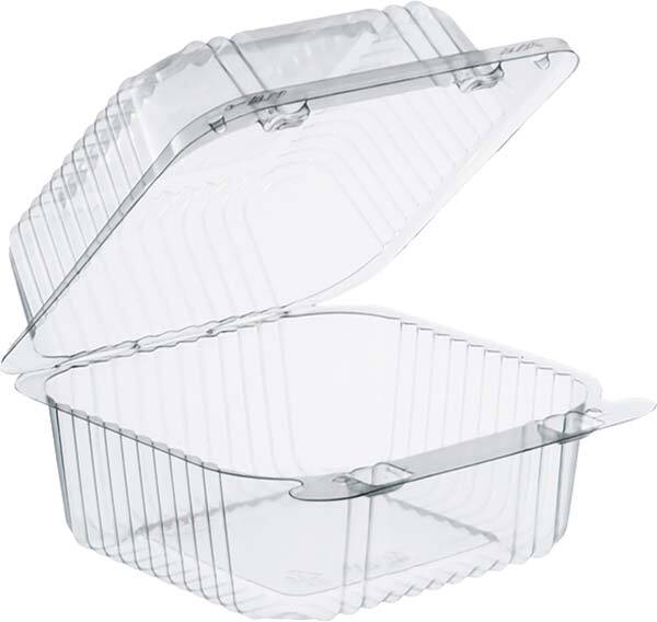DART CLEAR HINGED CONTAINER 5X5X3 (500 CT) #C20UTD