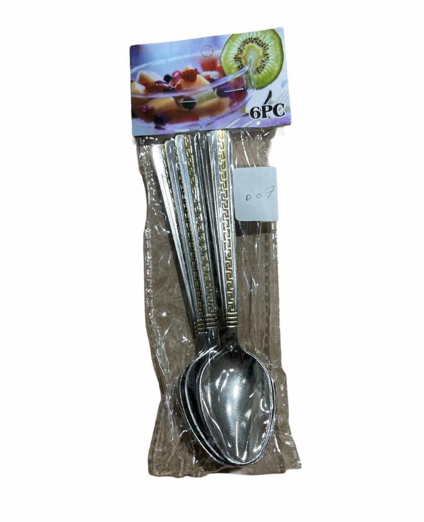 20HK007 TEA SPOON WITH GOLD COLOR FRUITS
