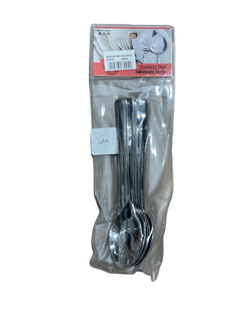 20hk024 S.STEEL TEA SPOON 6 PCS #PX1013-3