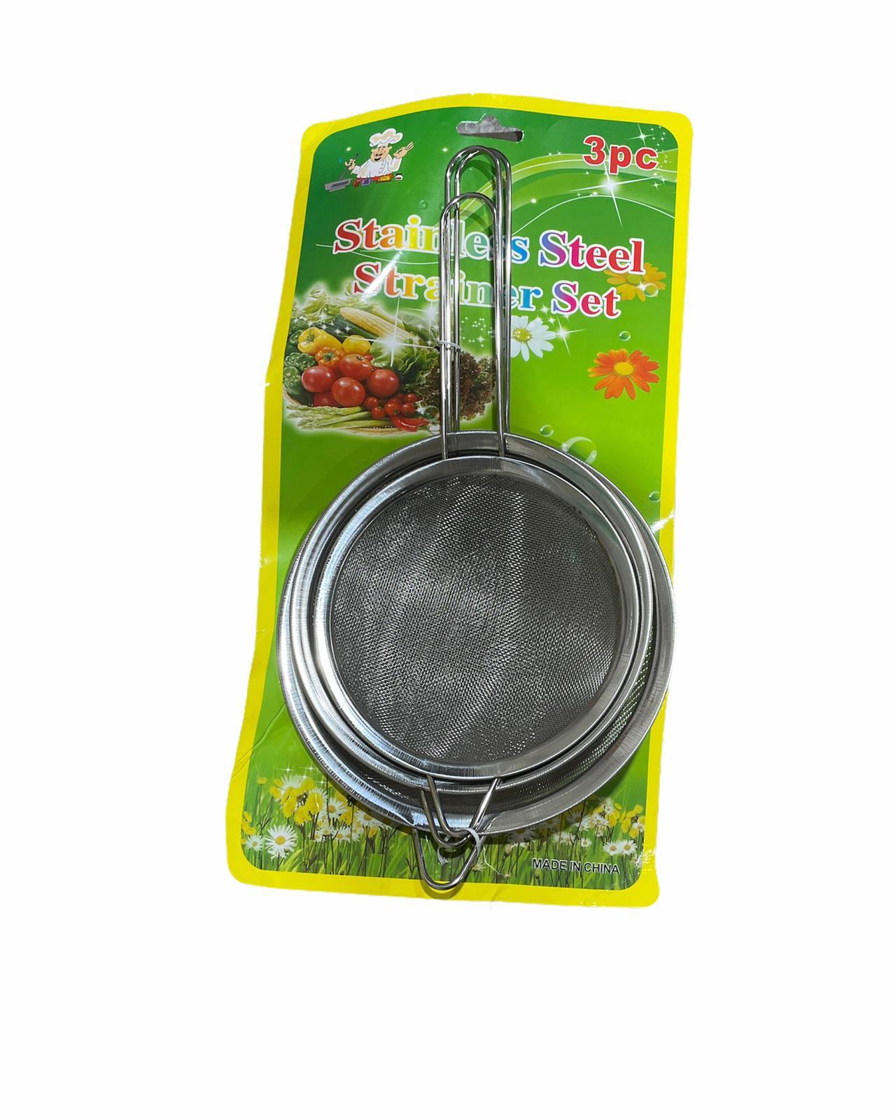 20HK098 STRAINER # 6CM+8CM+10CM.3PCS S.S 144M