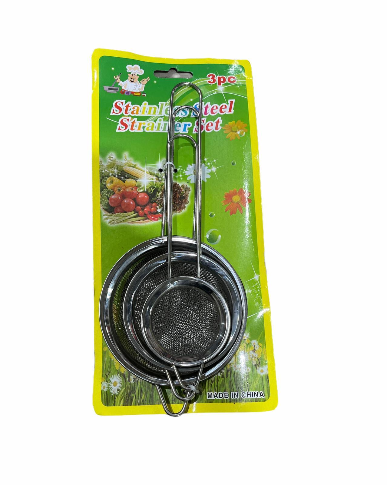 20HK102 STRAINER #8CM+10CM+12CM .3PCS 144M