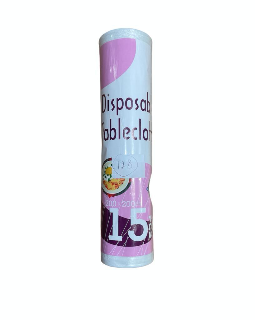 20HK128 DISPOSABLE TABLECLOTH 200 X 200 CM 15/ROLL 50M
