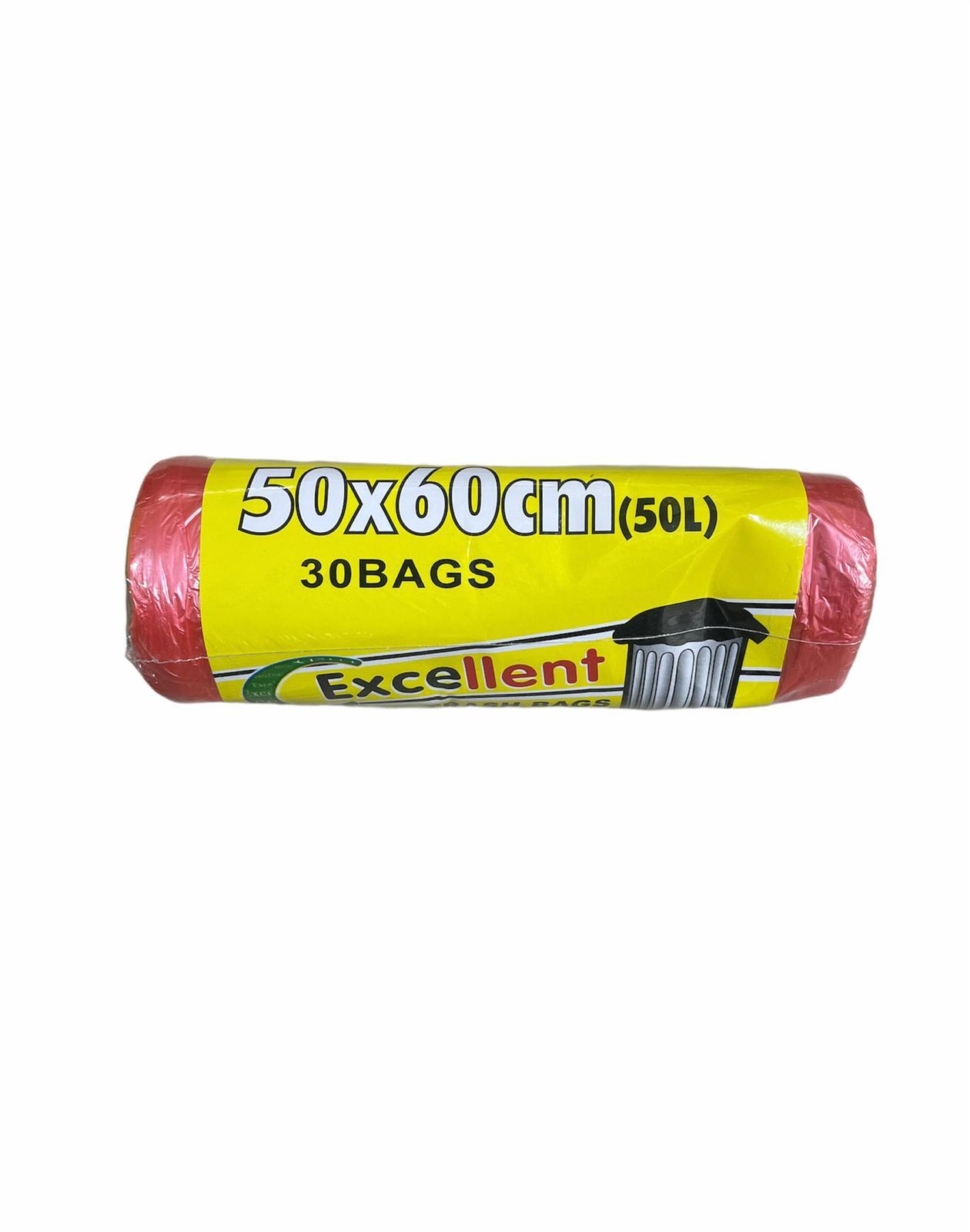 HKC TRASH BAGS 1 ROLL 50 L 30/ROLL 78G HK139 200M