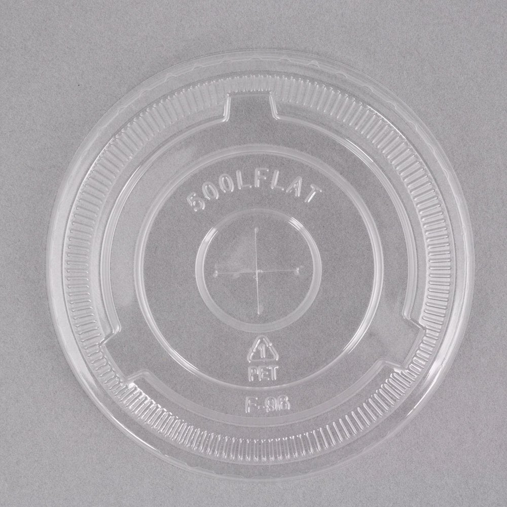 CHOICE LID FLAT STRAW SLOTTED #500LFLAT