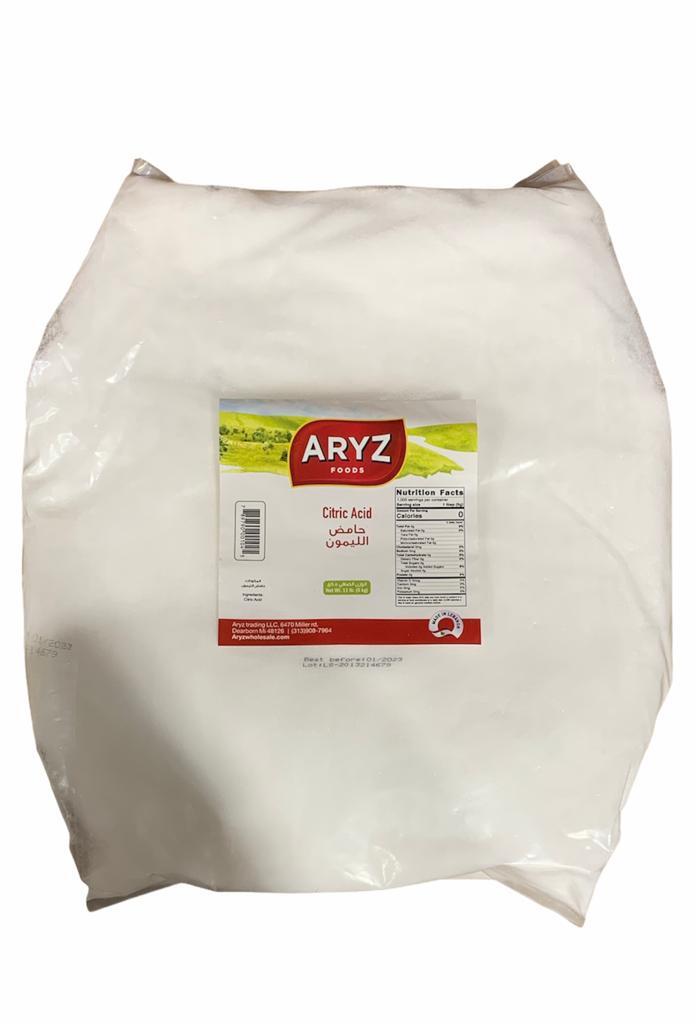 ARYZ BULK CITRIC ACID 5KG 4/CASE.