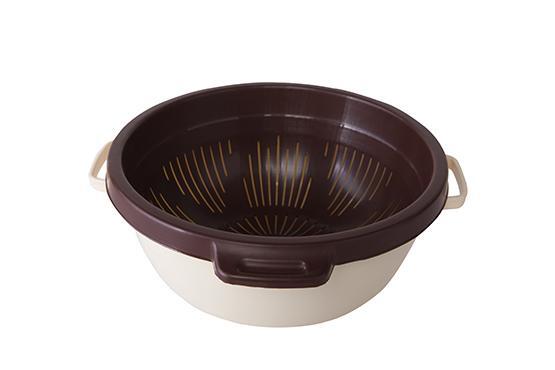 *KAMAPLAST ROUND BASIN W/ DRAINER 6/CASE