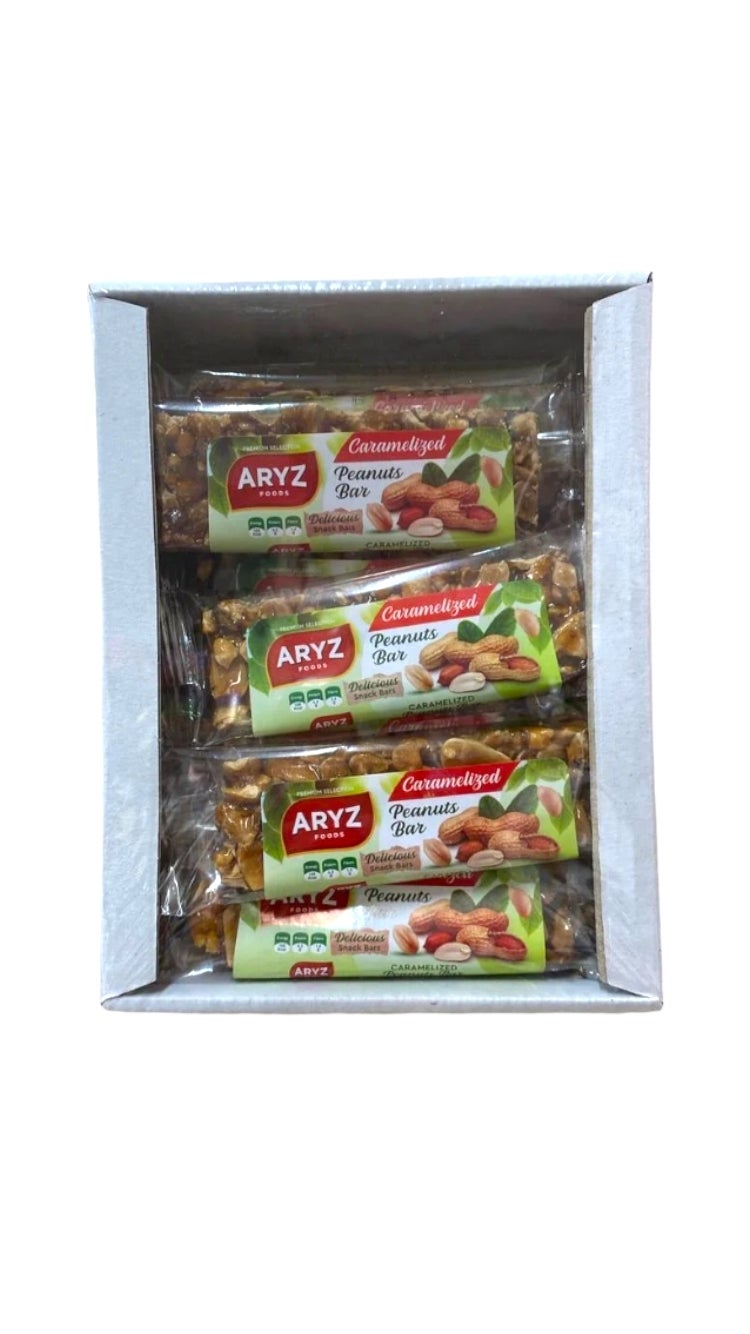 ARYZ TREATS BARS PEANUTS CRUNCH 12CT 6/CASE