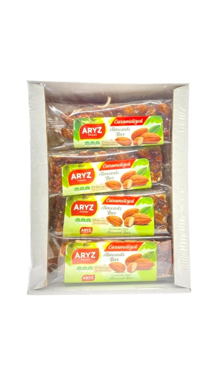 ARYZ TREATS BARS ALMOND CRUNCH 12CT 6/CASE