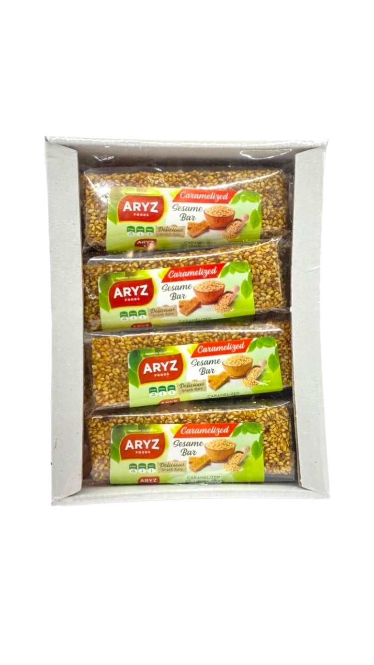 ARYZ TREATS BARS SESAME CRUNCH CRISPY 12CT 6/CASE