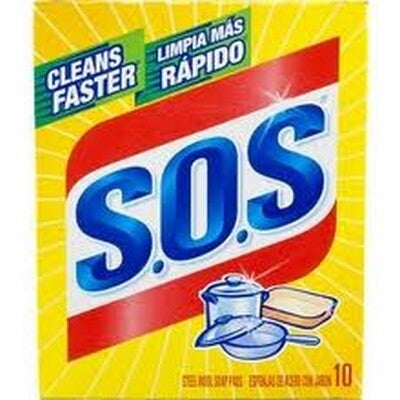SOS SOAP PADS 10CT 6/CASE