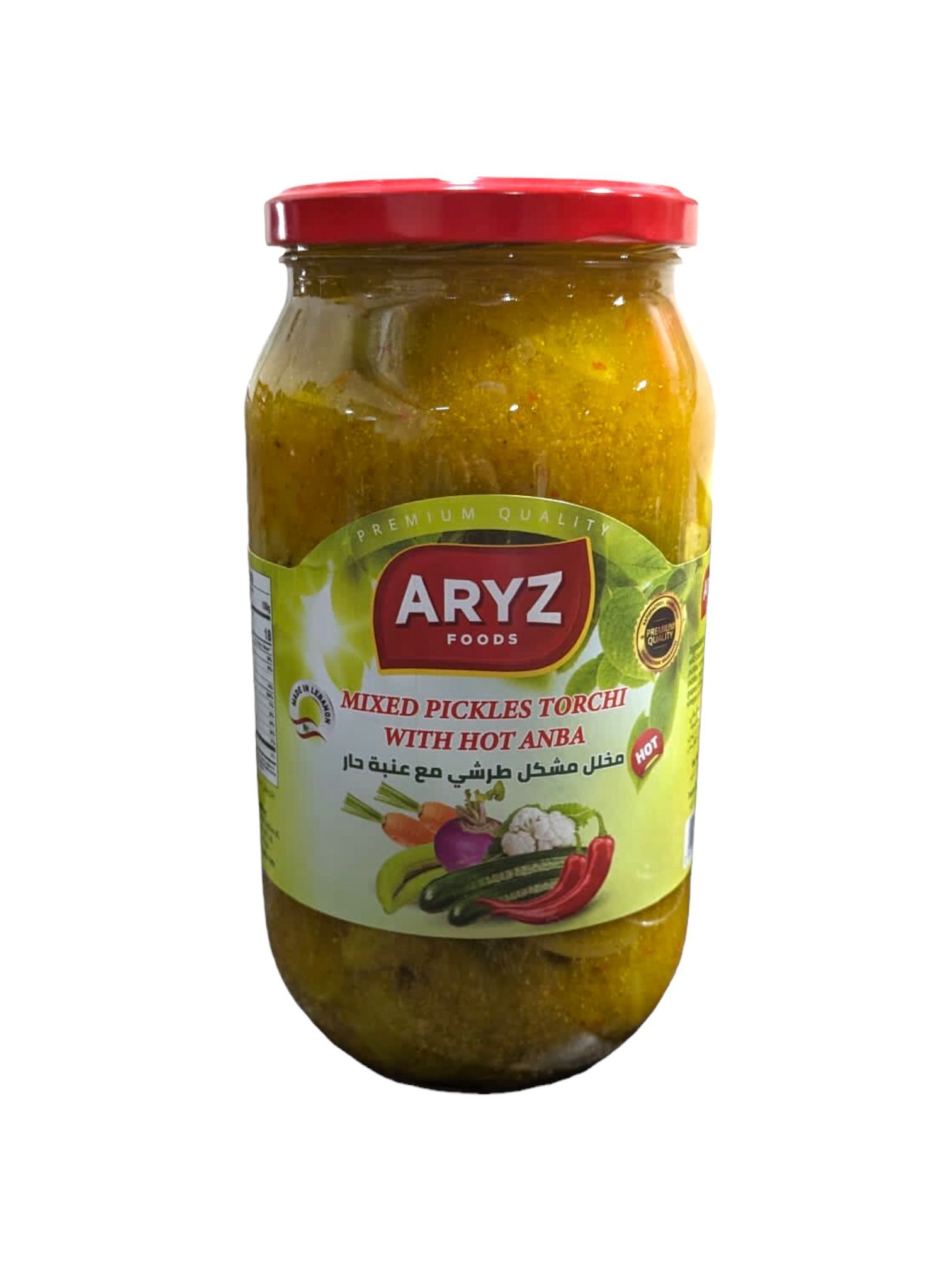 ARYZ PICKLED TORSHI AMBA HOT 1000G 12/CASE