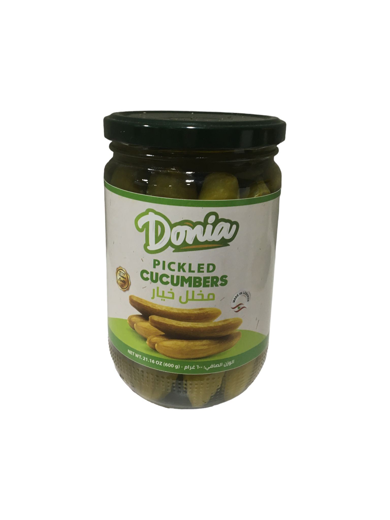 DONIA PICKLED CUCUMBERS 660G 12/CASE