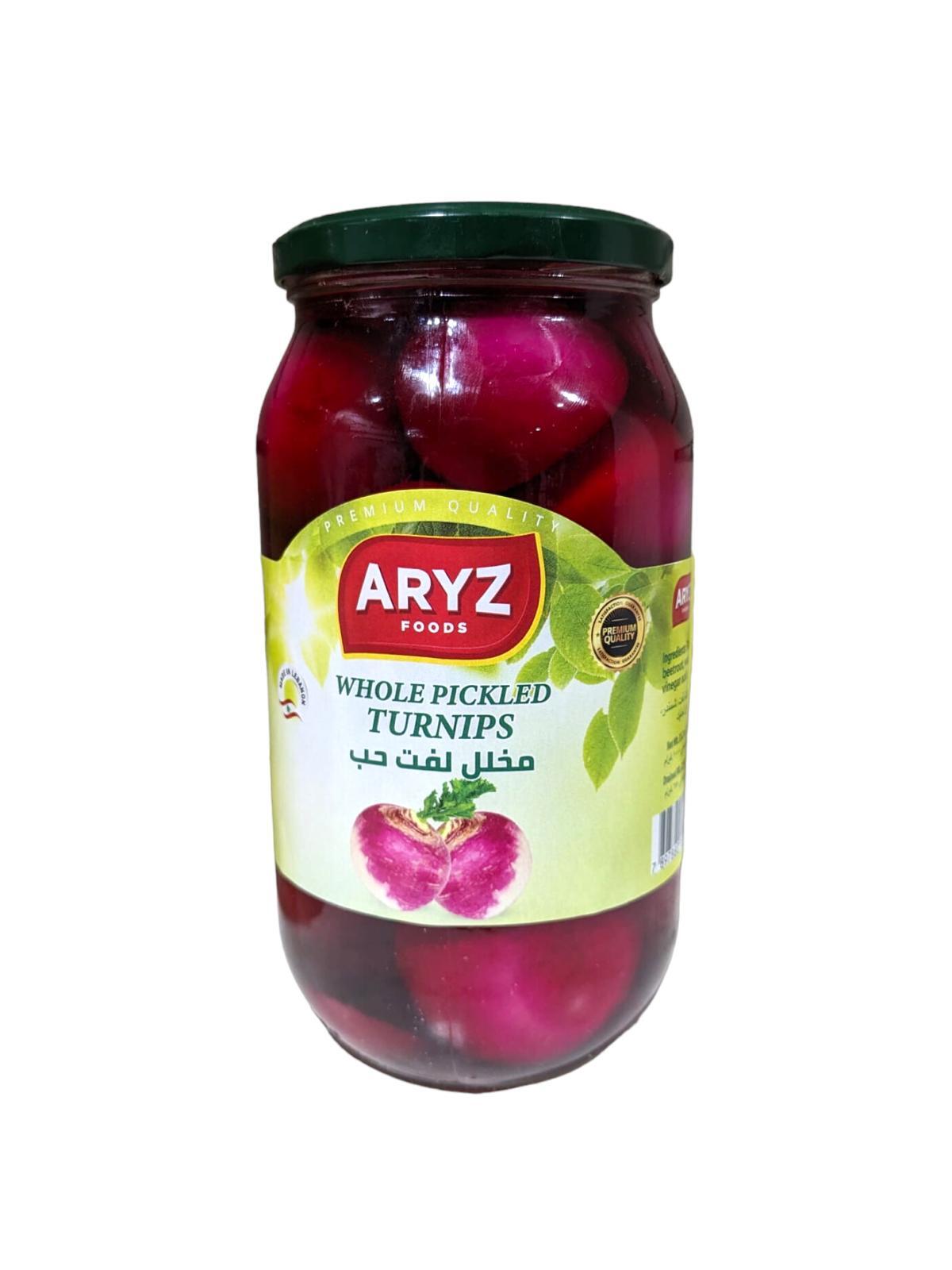 ARYZ PICKLED TURNIPS WHOLE 1000G 12/CASE
