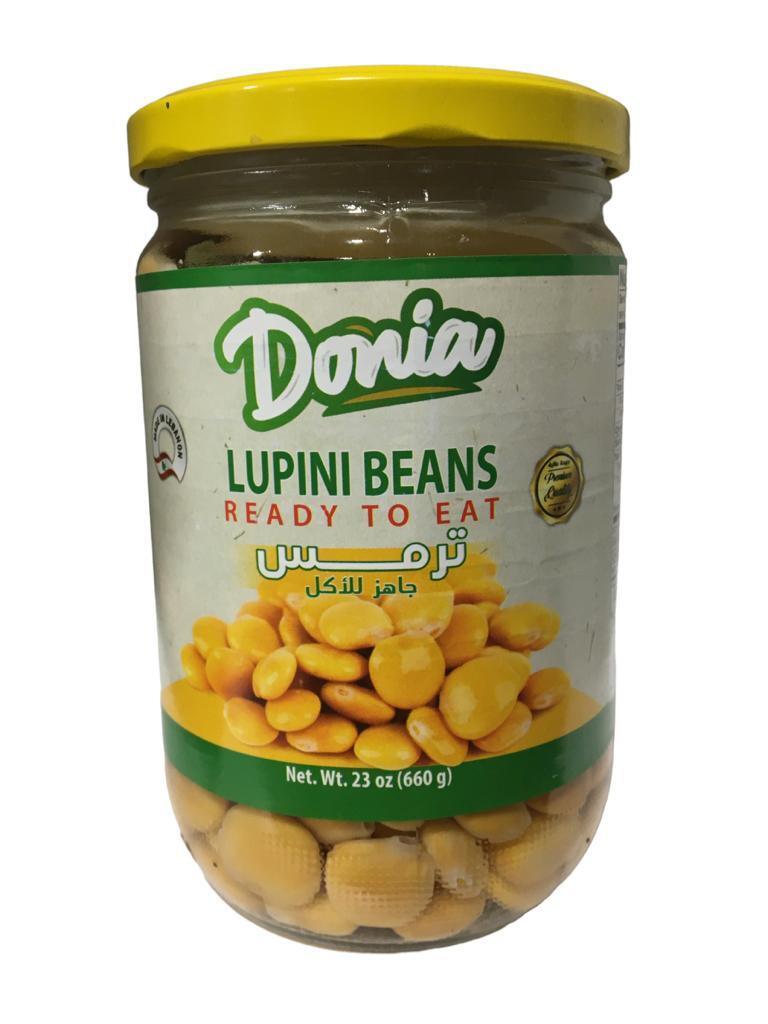 DONIA PICKLED LUPINI IN BRINE 660G 12/CASE