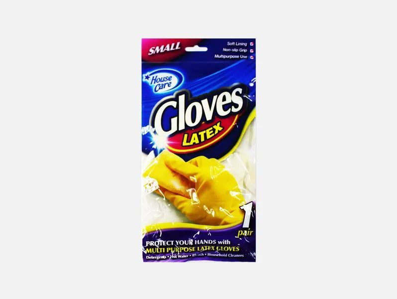 KITCHEN GLOVES #CH80370 YELLOW S 1 PAIR 72/CASE