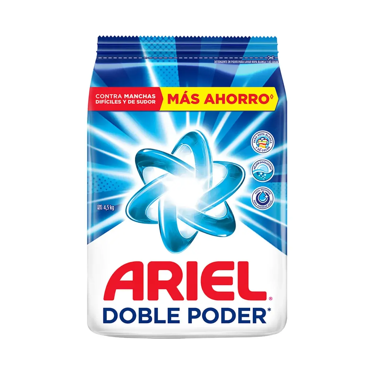 ARIEL POWDER DETERGENT ORIGINAL 4.5 KG 3/CASE