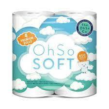 OH SO SOFT TOILET PAPER BATHROOM TISSUE 24/CASE