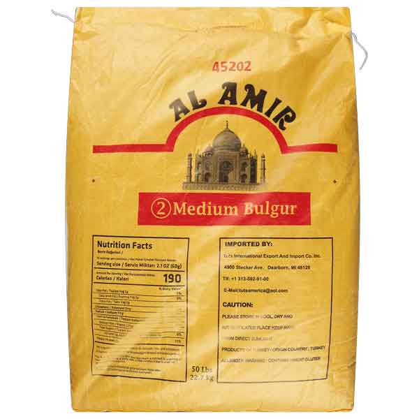AL AMIR BULGHER WHEAT #2 50 LB