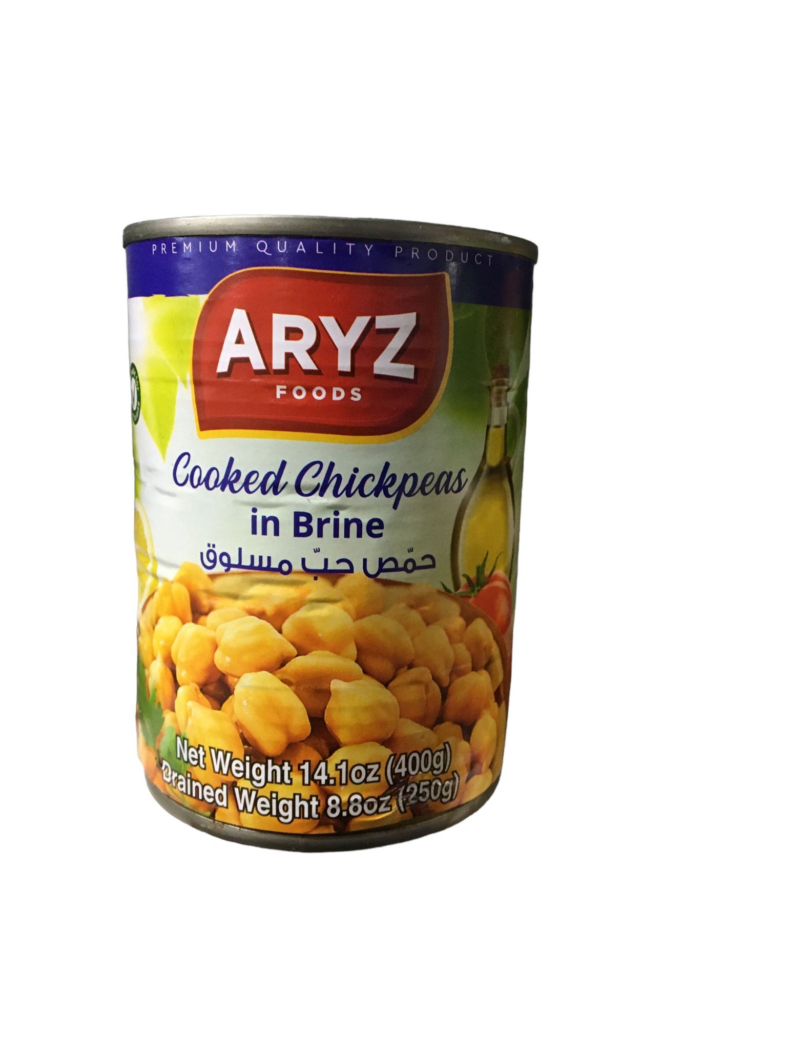 ARYZ CANNED CHICKPEAS 400GR 24/CASE