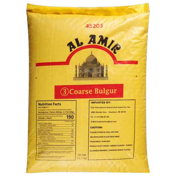 AL AMIR BULGHER WHEAT #3 50 LB