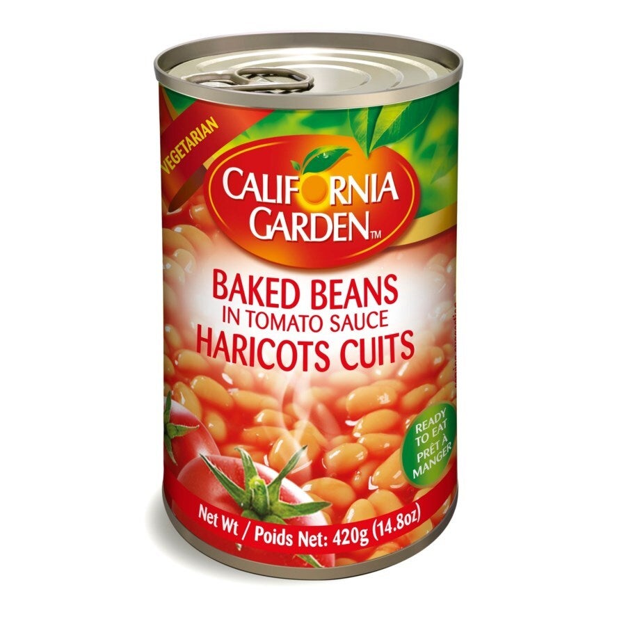 CALIFORNIA GARDEN BAKED BEANS W/TOMATO SAUCE 420 G