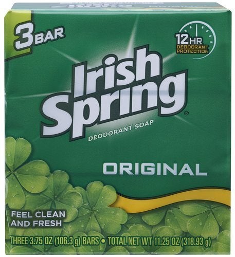 IRISH SPRING ORIGINAL 3 PACK 18/CASE