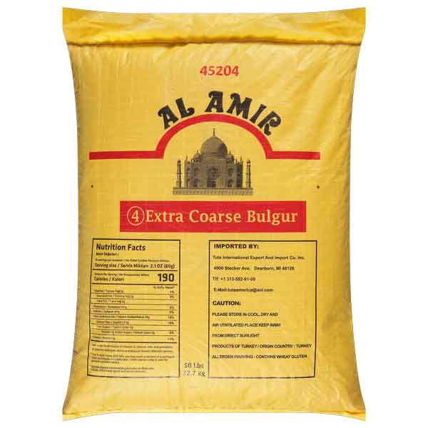 AL AMIR BULGHER WHEAT #4 50 LB