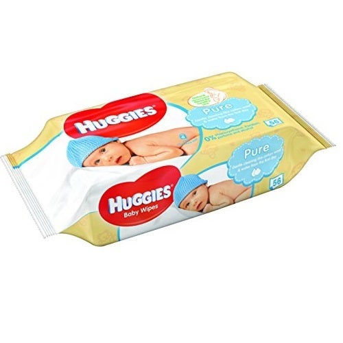 HUGGIES NATURAL CARE BABY WIPES 56 CT 10/CASE