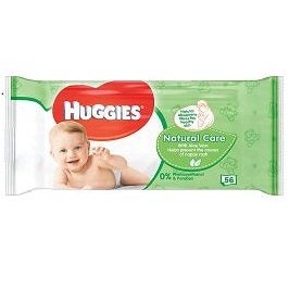 HUGGIES SOFT SKIN BABY WIPES 56 CT 10/CASE