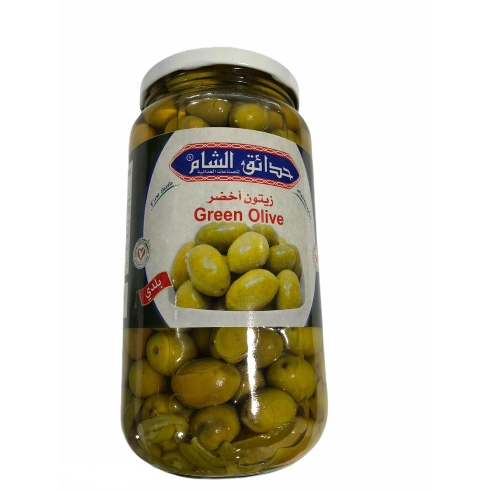 SHAM GARDENS BALADI GREEN OLIVES 1000G 12/CASE