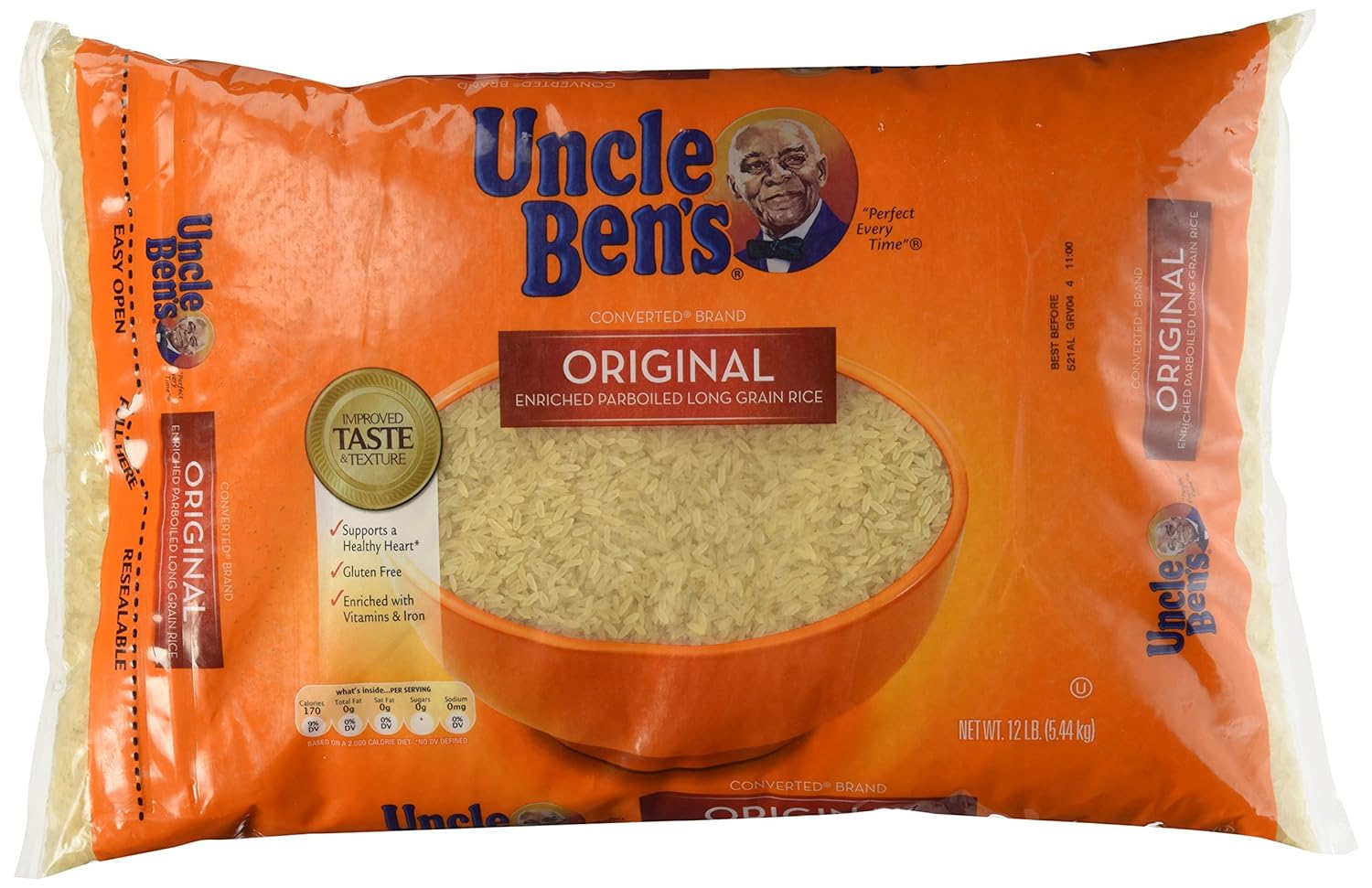 UNCLE BEN'S RICE 12LB