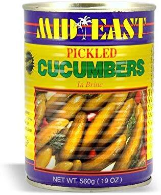 MIDEAST CUCUMBER PICKLES 19OZ 12/CASE