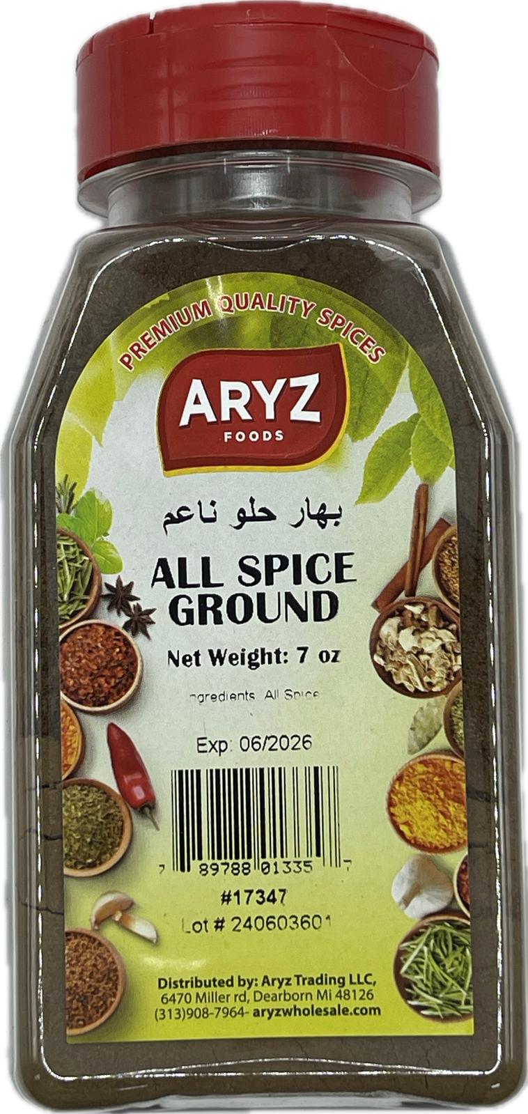 ARYZ SPICES ALL SPICE GROUND 7 OZ 12/CASE