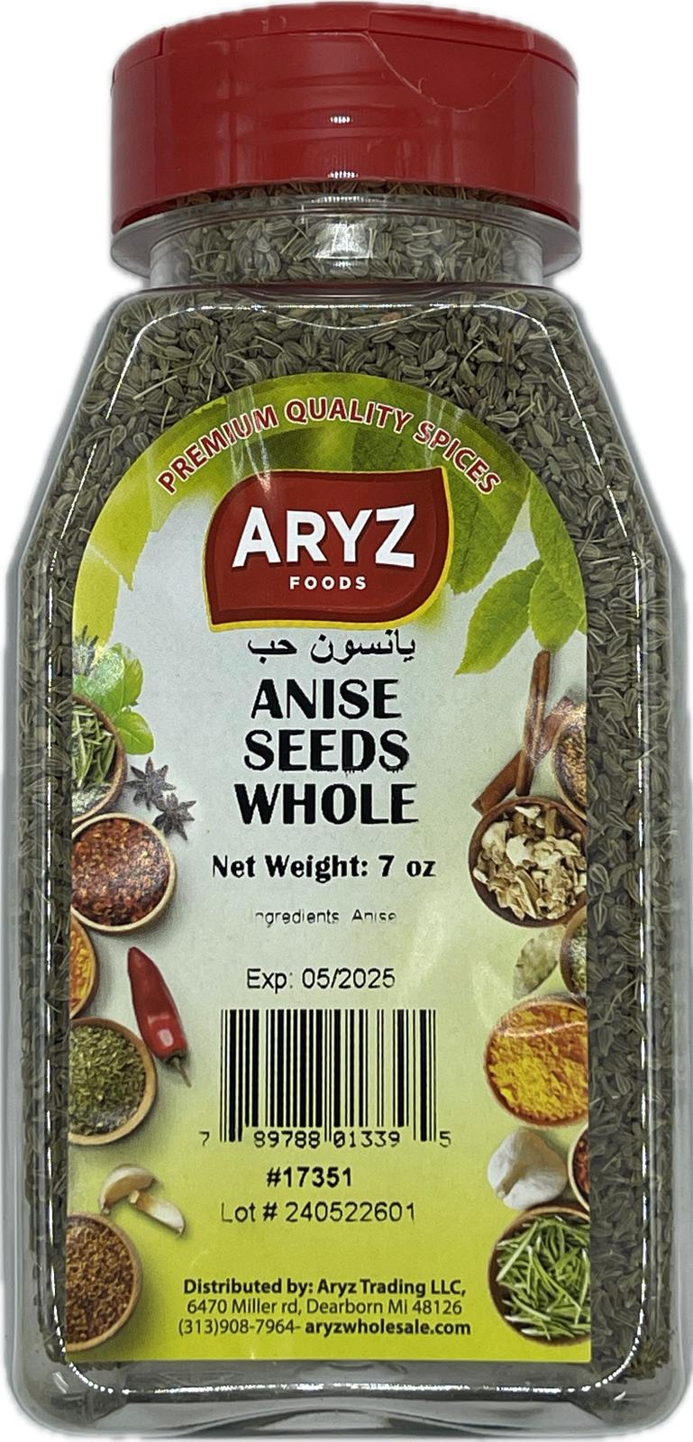 ARYZ SPICES ANISE SEED WHOLE 6 OZ 12/CASE