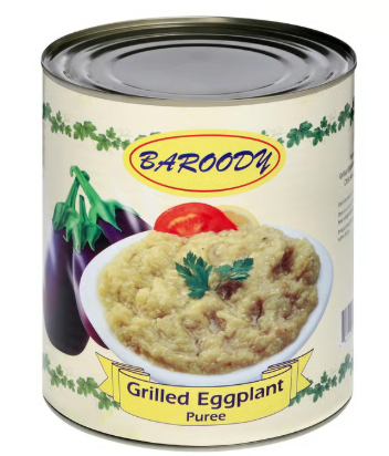 BAROODY GRILLED EGGPLANT PUREE 3 KG 6/CASE.