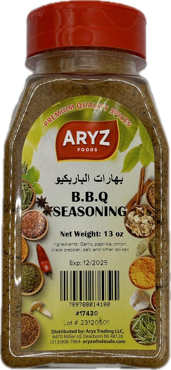ARYZ SPICES BBQ SEASONING 11 OZ 12/CASE