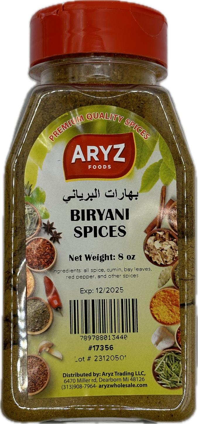 ARYZ SPICES BIRYANI 7 OZ 12/CASE