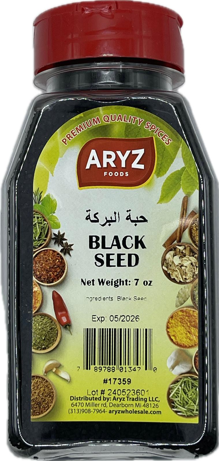 ARYZ SPICES BLACK SEED 7OZ 12/CASE