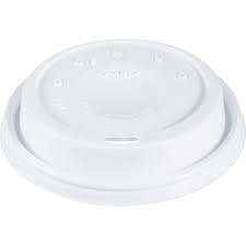 DART LID DOME WHITE (1000 CT) #16EL