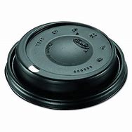 DART LID DOME BLACK (1000 CT) #16ELBLK