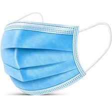 DISPOSABLE PROTECTIVE BLUE MASK 50 CT 40/CASE