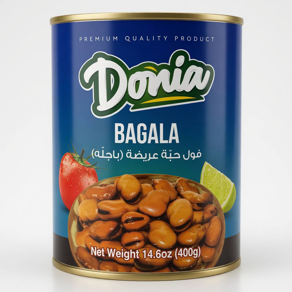 DONIA CANNED BROAD FAVA BEANS 400GR 24/CASE