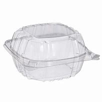 DART CLEAR HINGED CONTAINER 6X6X3 (500 CT) #C57PST